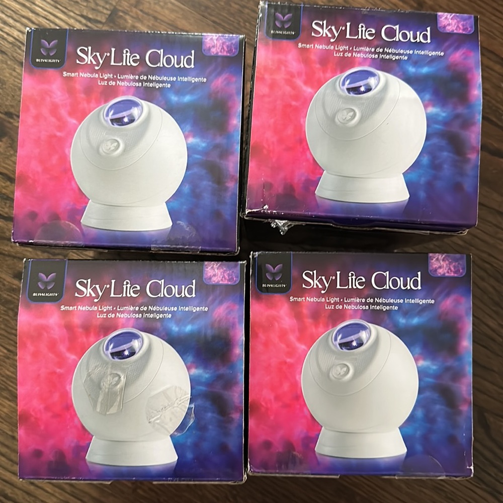 ⛅️ Bundle of 4 BlissLights SkyLight Evolve - Cloud Sky Projector Lights